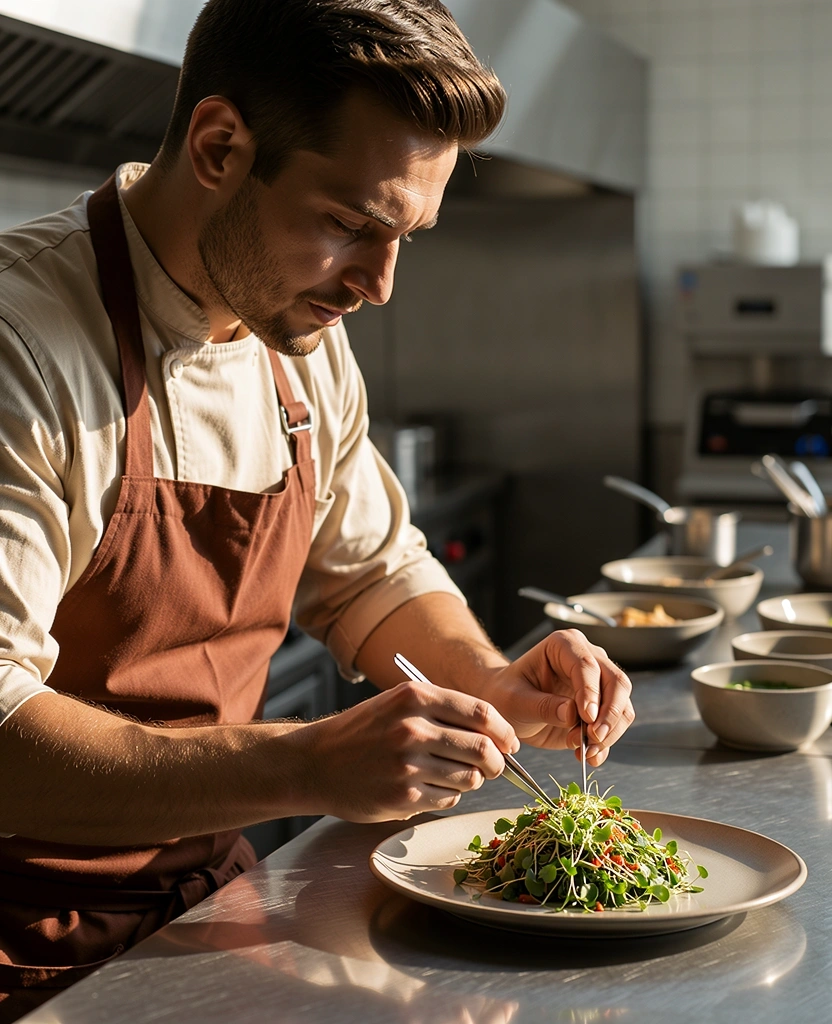 Chef bei der Arbeit